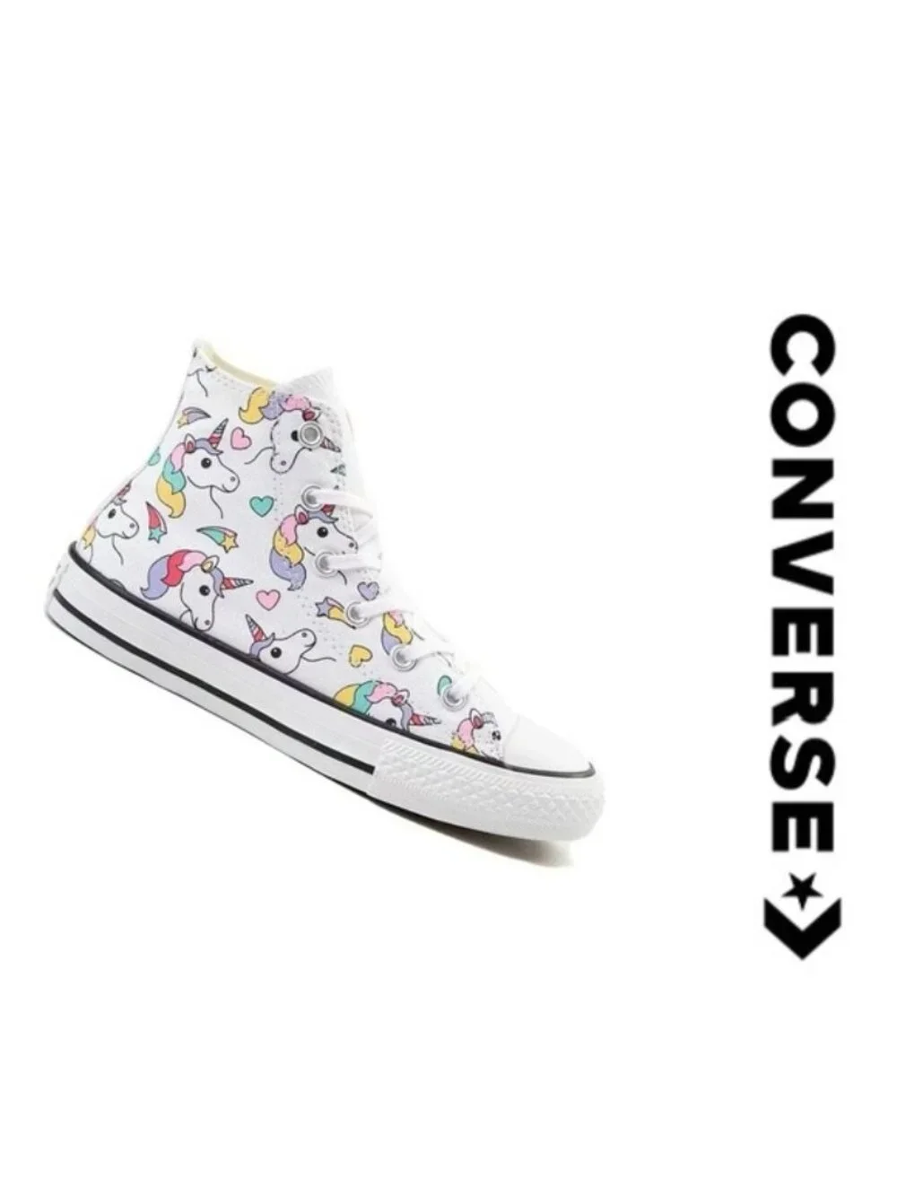 Converse Chuck Taylor All Star | Unicorn Lace Up Hi Top Shoes | Size 4